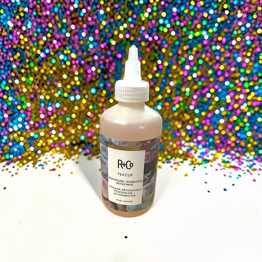 R+CO TEACUP PEACHOLINE + KOMBUCHA DETOX RINSE 6 OZ Brand New Without Box